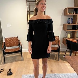 Ellie Tahari mini black dress